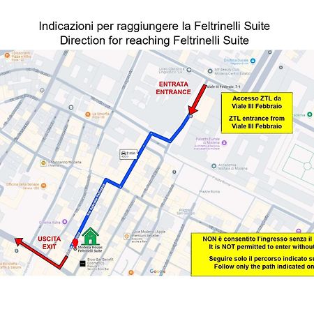 Feltrinelli Suite Modena Dış mekan fotoğraf